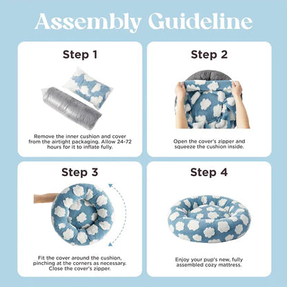 Lesure Donut Dog Bed